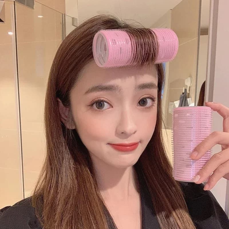 1 قطعة بكرات شعر كبيرة ذاتية اللصق تصفيف الشعر الاستخدام المنزلي لتقوم بها بنفسك ماجيك تصفيف الأسطوانة لفة بكرة الشعر أدوات التجميل النساء 3 أنماط
