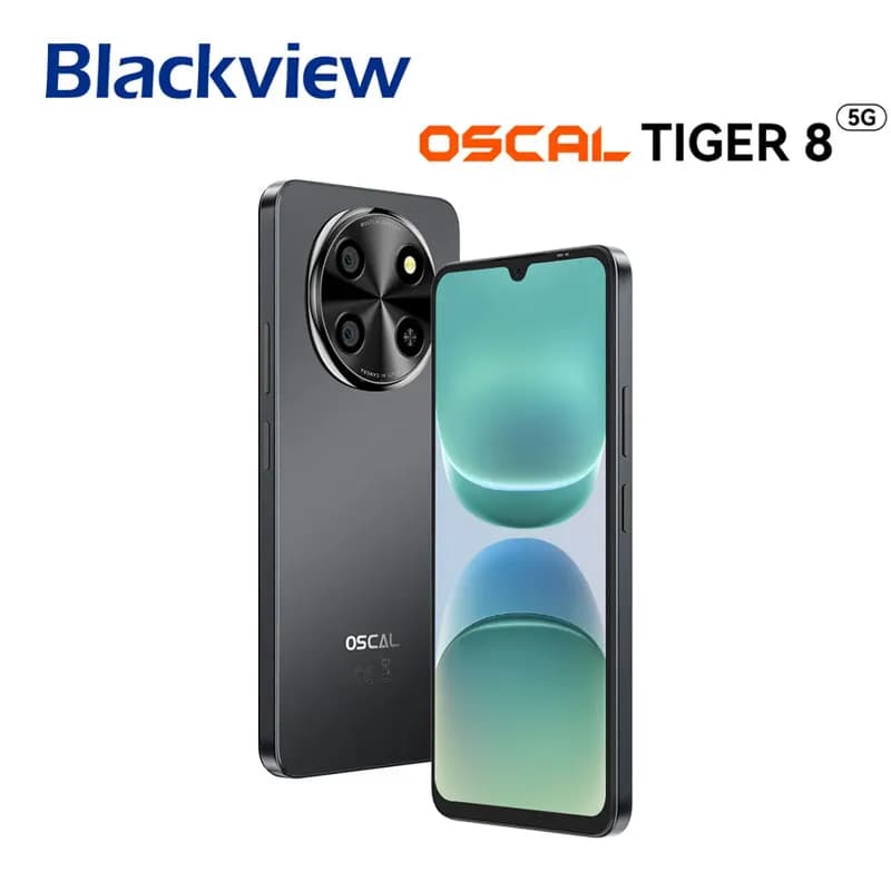 Blackview OSCAL TIGER 8 5G AI Smartphone 6.88"120Hz Display  8GB+128GB Storage Unisoc T8100 Processor 5000mAh Battery Android 15