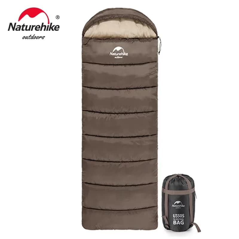 Naturehike Camping Sleeping Bag Ultralight Waterproof 4 Seasons Warm Envelope Type Sleeping Bag for Outdoor Hiking Backpacking