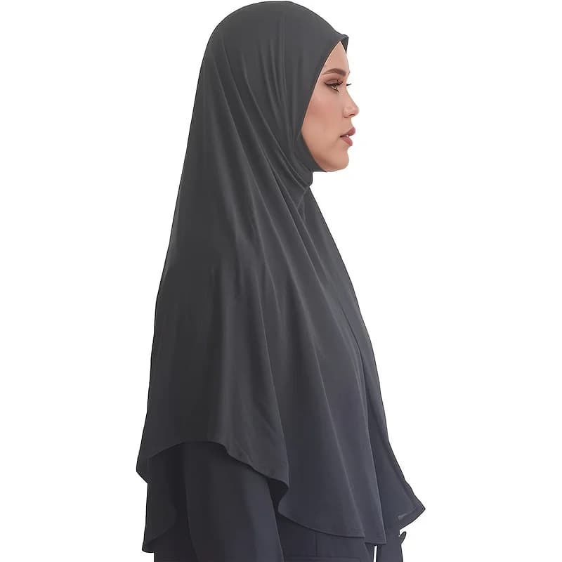 عادي جاهز لارتداء الحجاب للنساء المسلمات العمائم الفورية لينة جيرسي وشاح خفيفة الوزن لحظة الحجاب الصلاة خيمار الحجاب