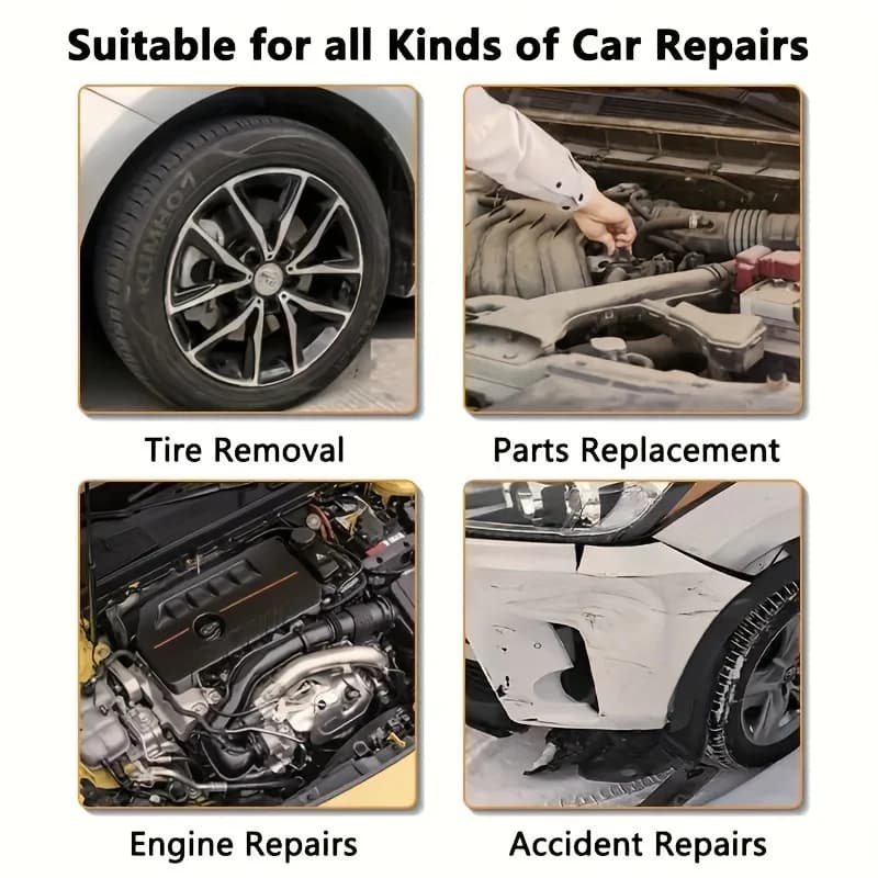 150/46pcs Auto Mechanical Repair Tool Set, Multifunctional with Socket, Wrench And Ratchet Set, Auto Repair, Mechanical Toolkit - 4