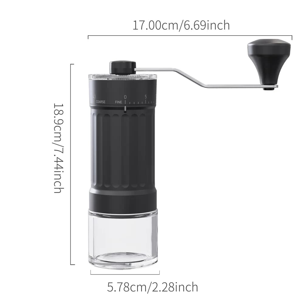 Manual Coffee Grinder External Scale 40 Gear Adjustable Ceramic Grinding Core High-Quality Professional Home Coffee Making Tool - 2