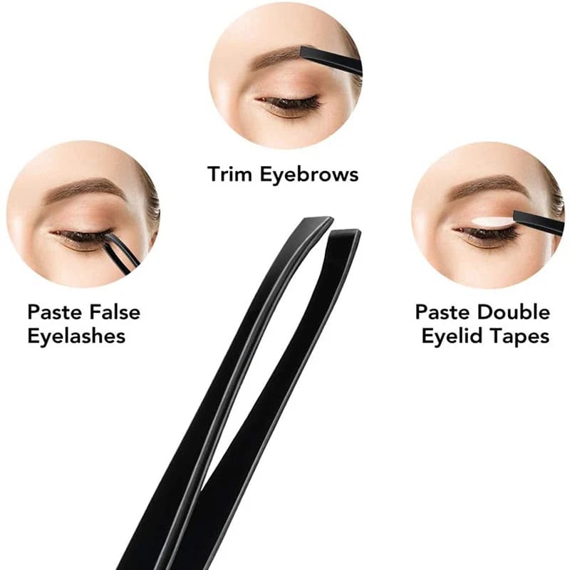3-11PCS Eyebrow Trimmer Set Scissors Tweezers Eyebrow Razor Scraping Eyebrow Comb Razor Eyebrow Clip Makeup Tools Sets - 3