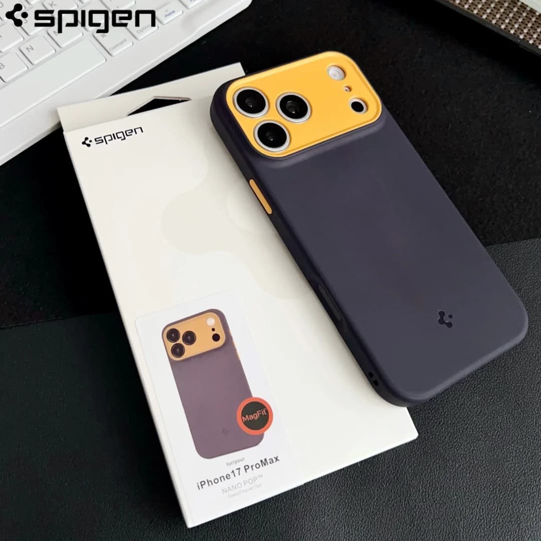 Official Spigen Magnetic Phone Case For iPhone 17 Pro Max Liquid Silicone Cases For iPhone17 Air 17 Pro Soft Bumper Cover - 2