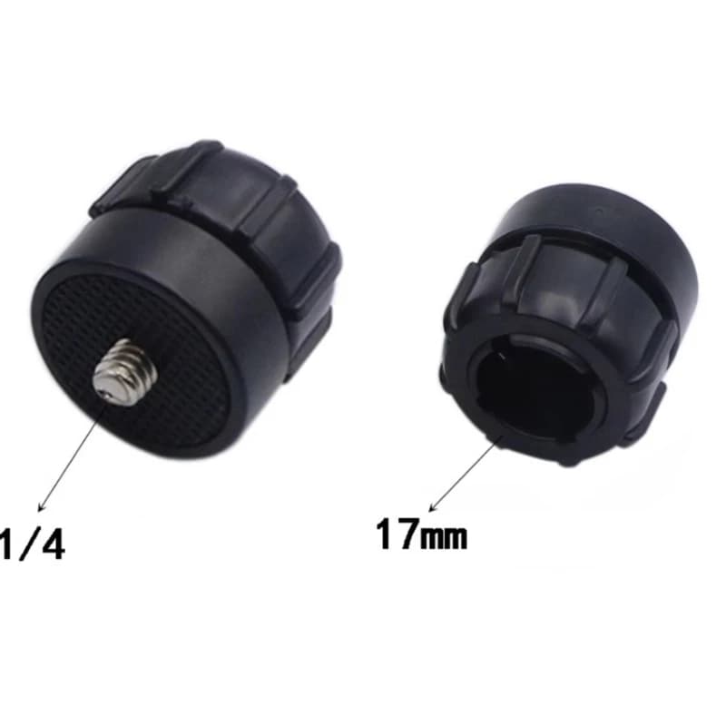1/4 Screw to 17mm Ball Head Interface Plastic Joint Adapter for Phone Holder DV Camera Car Mounting Tripods Monitors GPS Bracket - 6
