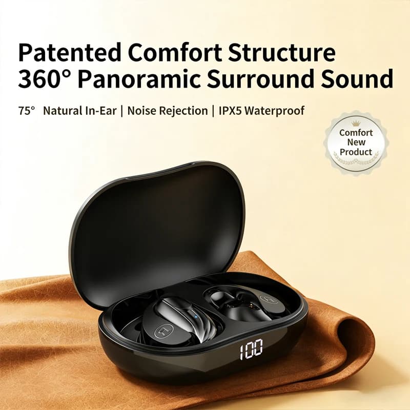 Lenovo New Wireless Bluetooth HeadphonesTWS Control Sport Headset Waterproof Microphone Music Earphone Work On All Smartphone - 5