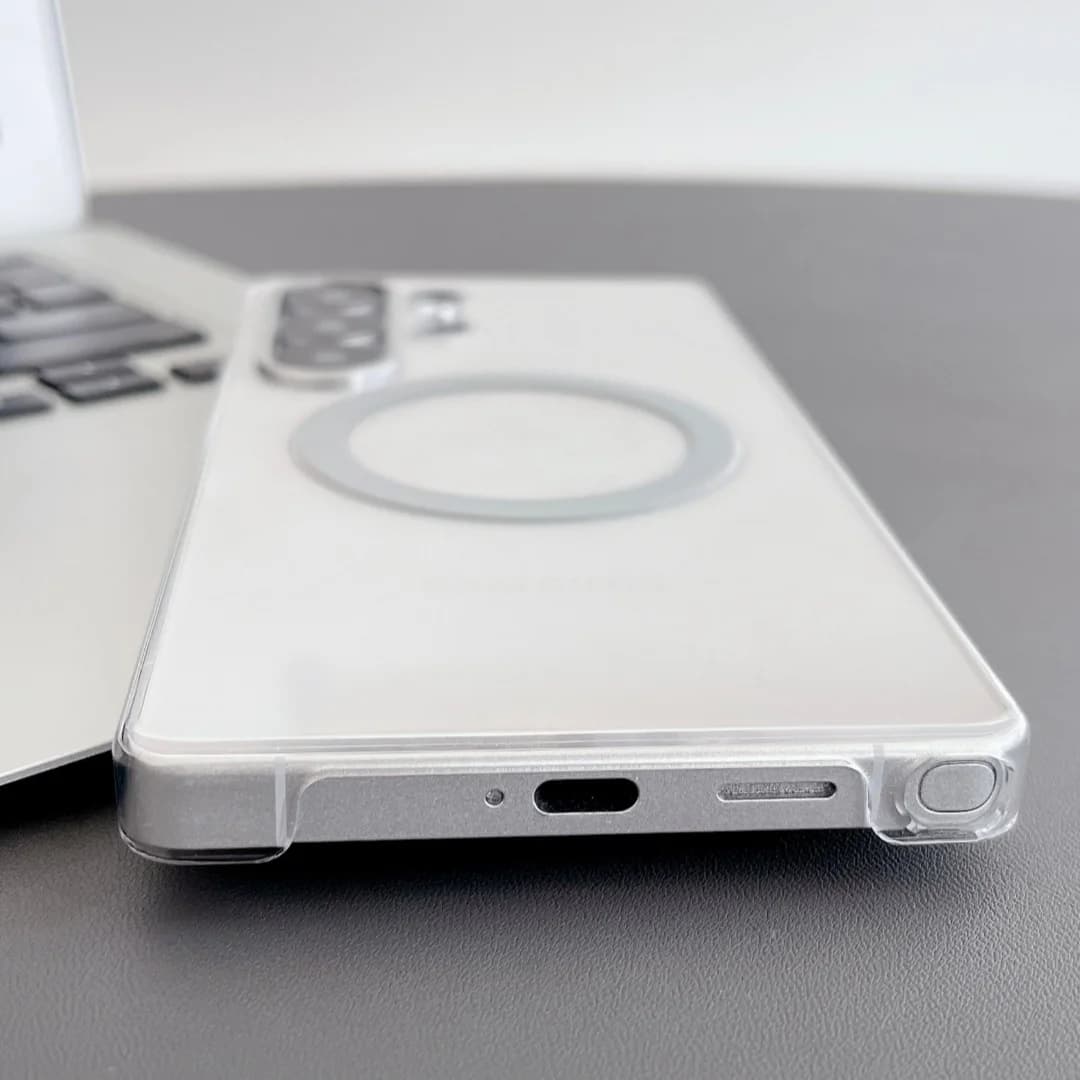 Spigen TPU Matte MagFit Magnetic Crystal Clear Case For Samsung S26 Ultra S25 S26 Plus Wireless Charging Shockproof Soft Cover - 6