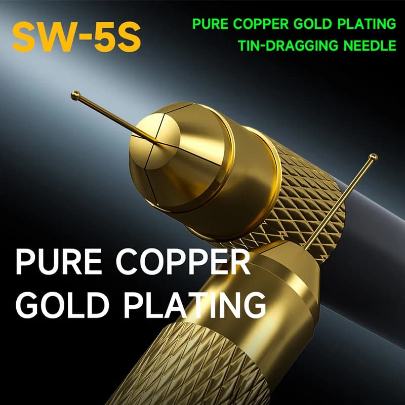Mechanic SW-5S tin tow needle precision welding on tin fast and uniform for precision welding  PCB  BGA chip repair tools - 4