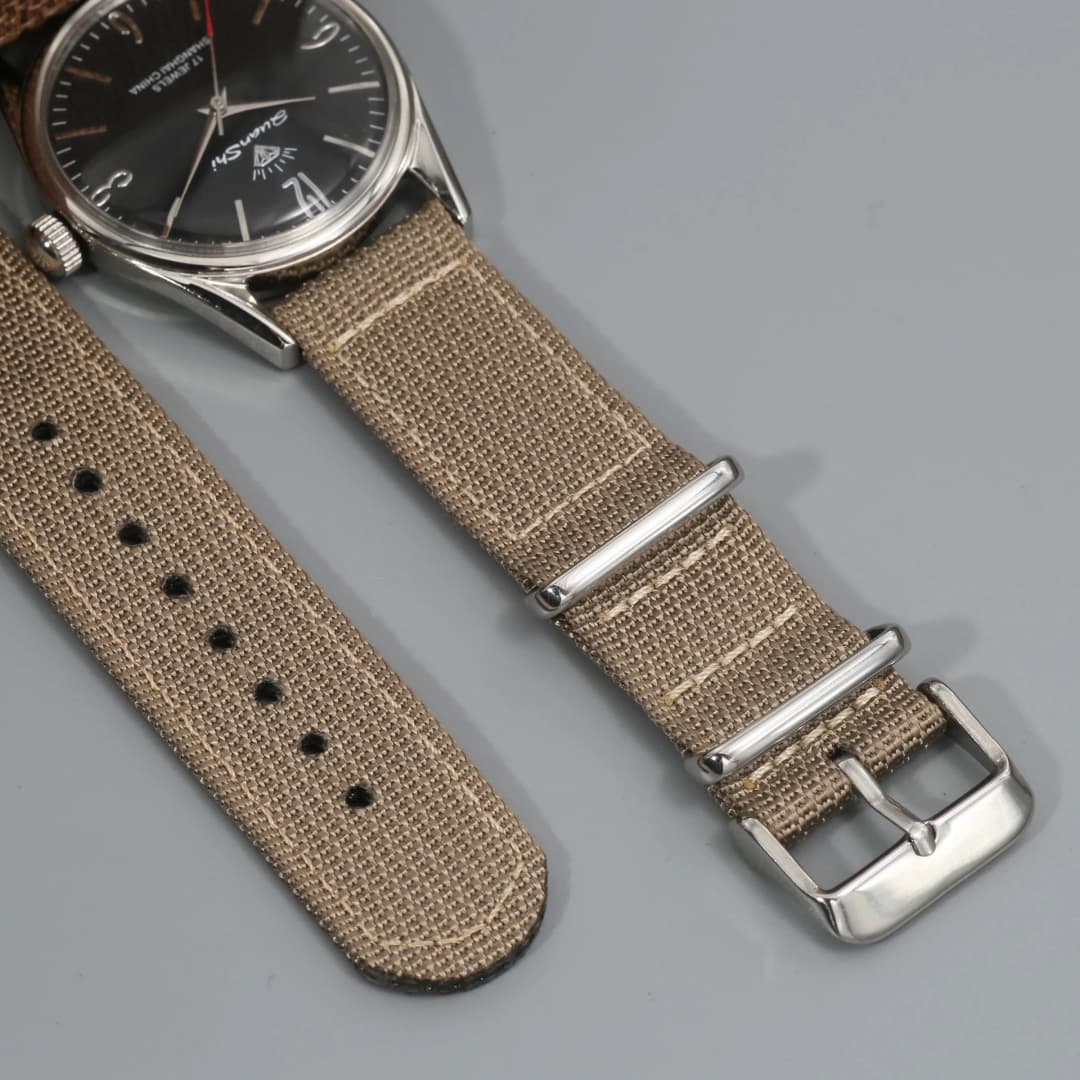 Shanghai Diamond Mechanical Watch Men's Manual Winding Watch 7120 Movement 38MM Stainless Steel Waterproof Men's Gift - 5