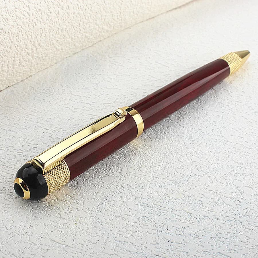 luxury quality pen metal classical student Ballpoint Pen men signature INK PENS Stationery Office Supplies pencil bag choose - 5