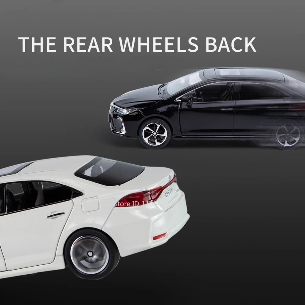 1:32 مقياس كورولا GR86 سبيكة سيارة لعبة مجسمة معدنية دييكاست محاكاة ضوء الصوت التراجع نماذج المركبات جمع الاطفال اللعب - 5