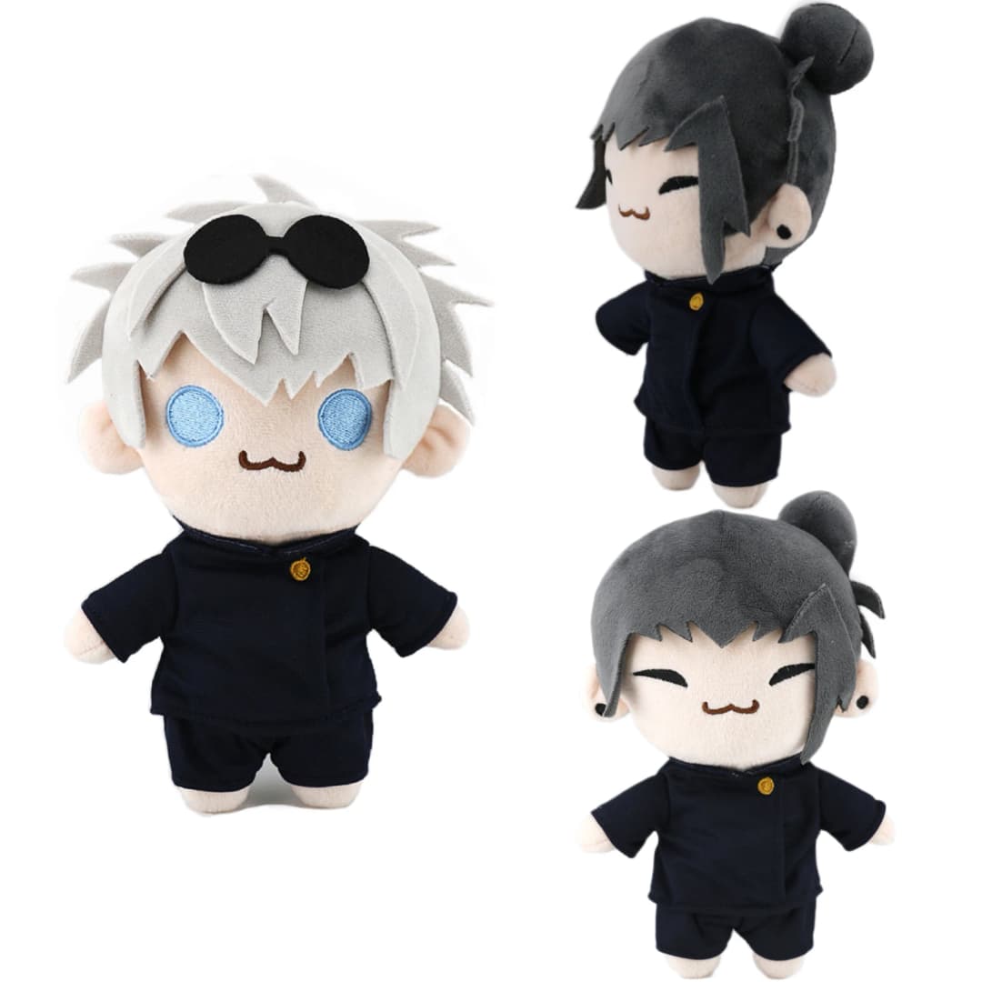 New Jujutsu Kaisen Plush Toy Cute Soft Fill Gojo and Geto Pillow Doll Children's Birthday and Christmas Gift