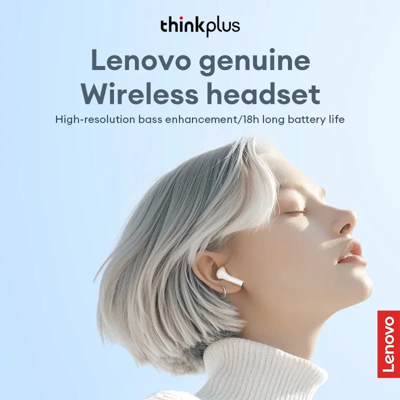 Lenovo LP5 Pro Wireless Bluetooth 5.4 Earphones TWS HiFi Sound Headphones Gaming Sports Earbuds Touch Control with Mic Headset - 4