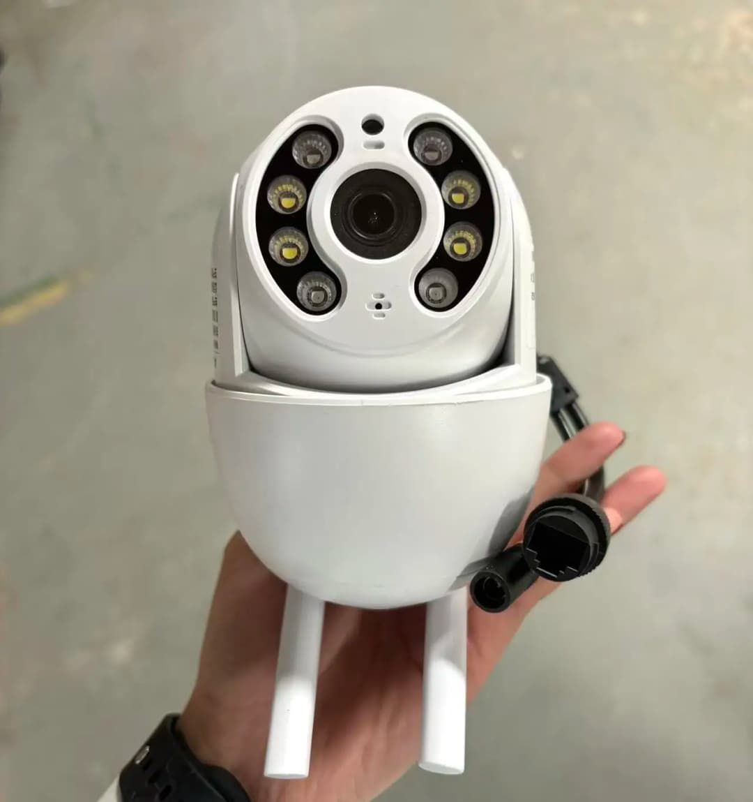 كاميرا أمنية خارجية V360pro بدقة 5 ميجابكسل و4K مع واي فاي، رؤية ليلية ملونة، مراقبة ذكية عبر IP