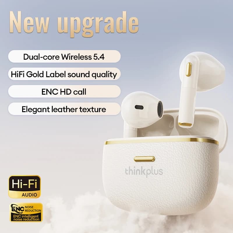 سماعات رأس لاسلكية أصلية لينوفو LP22 برو بلوتوث ستيريو حقيقي للرياضات والألعاب TWS سماعات أذن داخل الأذن مع ميكروفون للتحكم باللمس جديدة