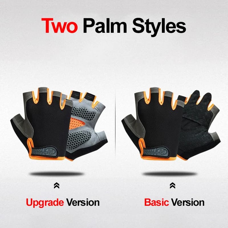 Mtb Gloves Cycling Breathable Gym Workout Gloves for Men Women Half Finger Non-slip Weight Lifting Motorcycle Fitness Gloves - 2