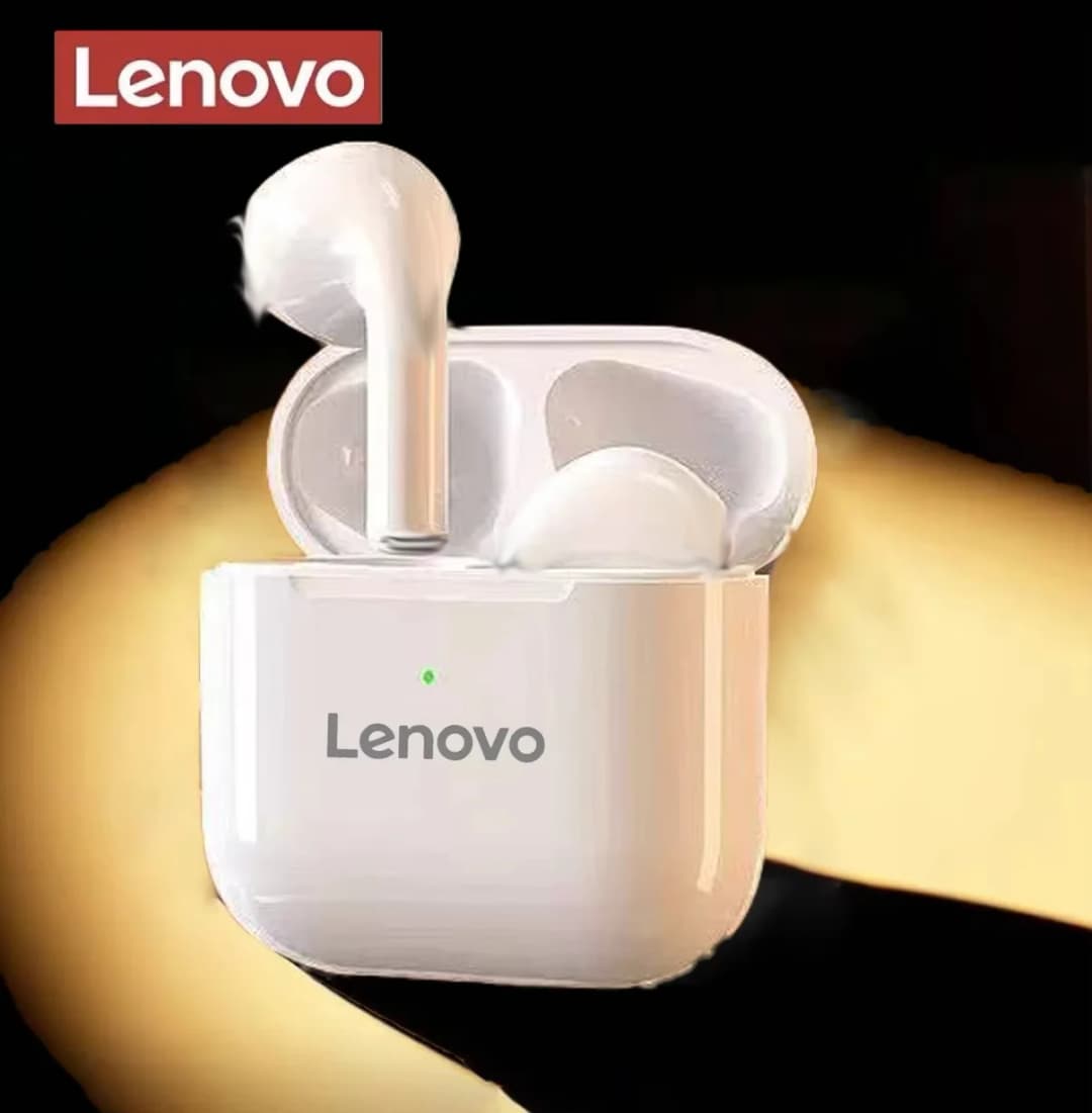 سماعات بلوتوث لاسلكية أصلية جديدة من لينوفو، تصميم صغير وأنيق، عمر بطارية طويل، مريحة للاستخدام اليومي والرياضي
