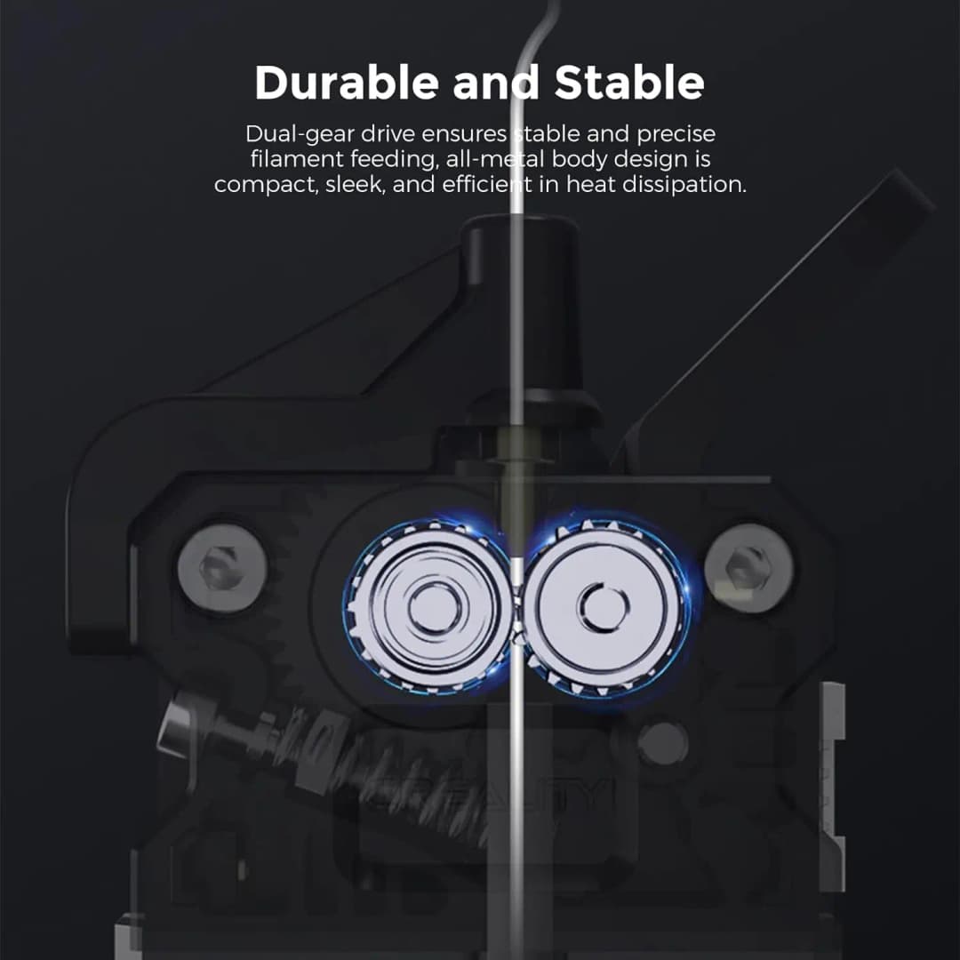 مجموعة ترقية رأس الطرد المباشر Sprite الرسمية من Creality، رأس طرد ثنائي التروس SE، متوافق مع Ender 3/Ender 3 V2 /5/CR 10 - 3