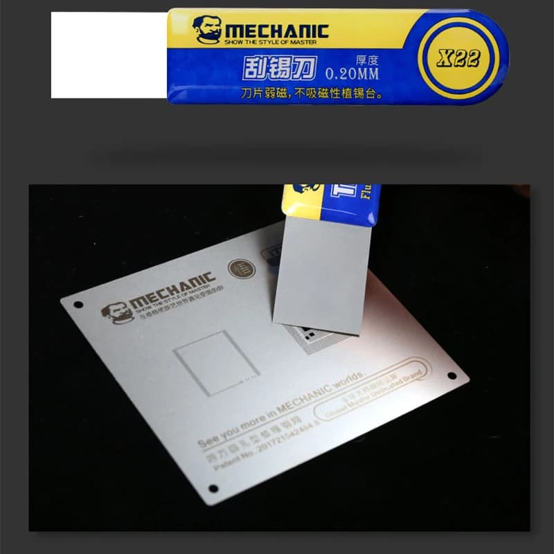 مكشطة ميكانيكية عالية المتانة ، مكشطة القصدير ، عجينة اللحام ، أدوات إصلاح سكاكين الكشط للهاتف المحمول ، سمك ، 4.5 ، X20 ، X22 - 5