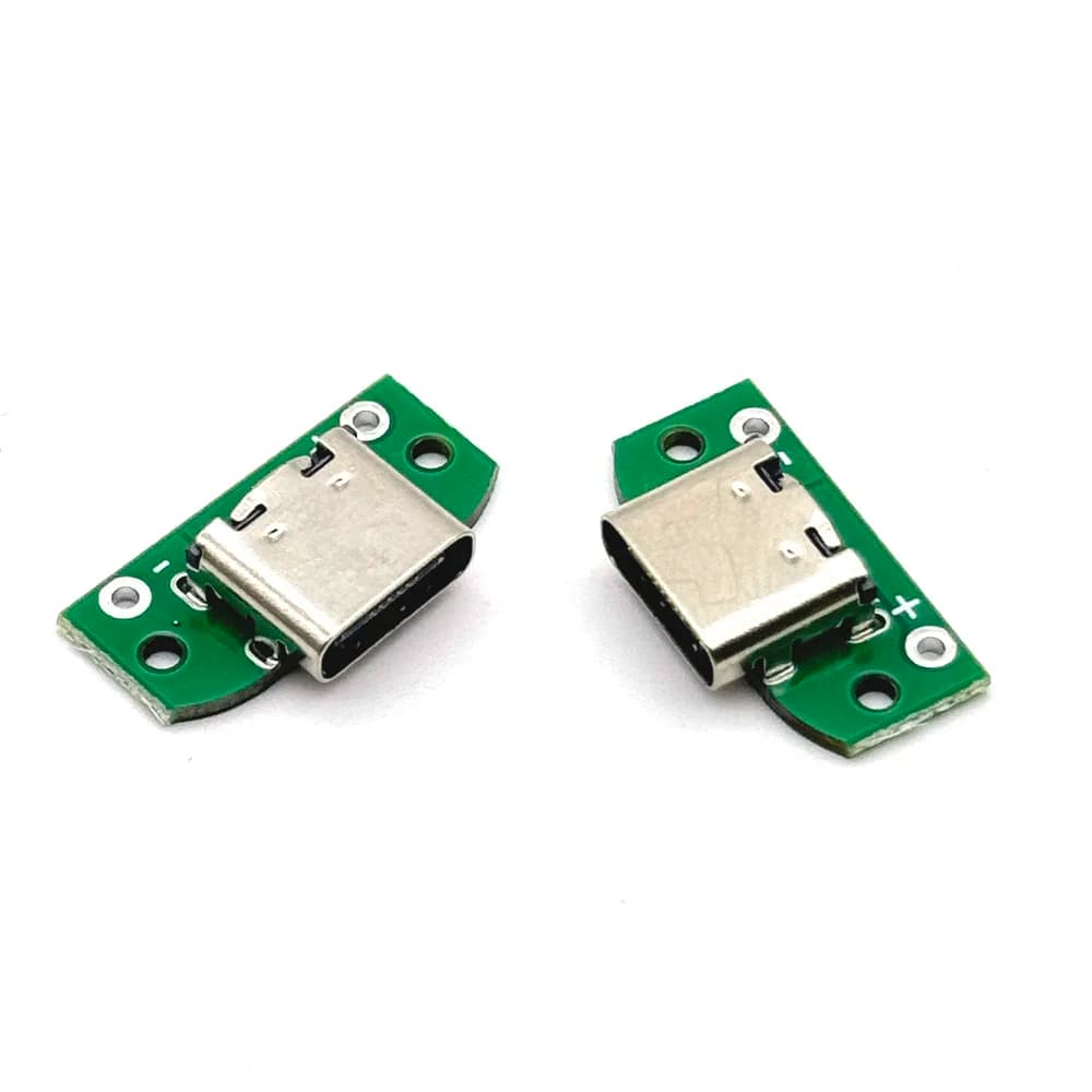 موصلات أنثى USB 3.1 type c جاك ذيل 16pin قابس ذكر USB طرفيات كهربائية لحام كابل بيانات DIY يدعم لوحة PCB - 5