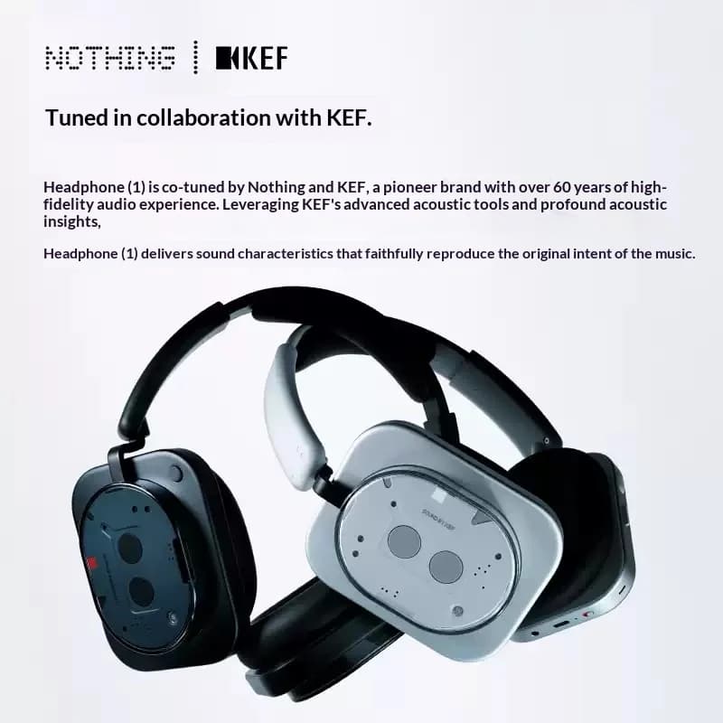 Global Version Nothing Headphone (1) 40mm Dynamic Driver Wireless Headphone 15 Quick Charge Anc Headset Support Aac Sbc Ldac - 4