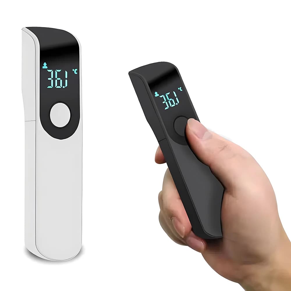 Medical Digital Non-Contact Thermometer Infrared Thermometer Forehead Ear medical Termometro Body Fever Baby/Adult Temperature - 6