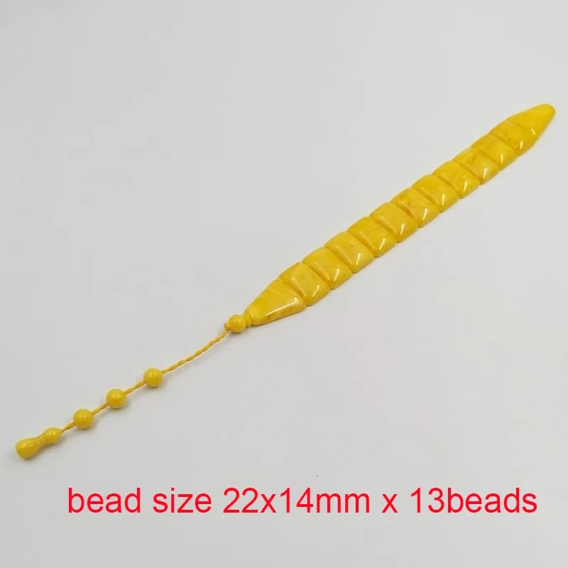 إكسسوارات عصرية تركية من الراتنج الأصفر اليوناني في اليد هدية عيد رمضان - 6