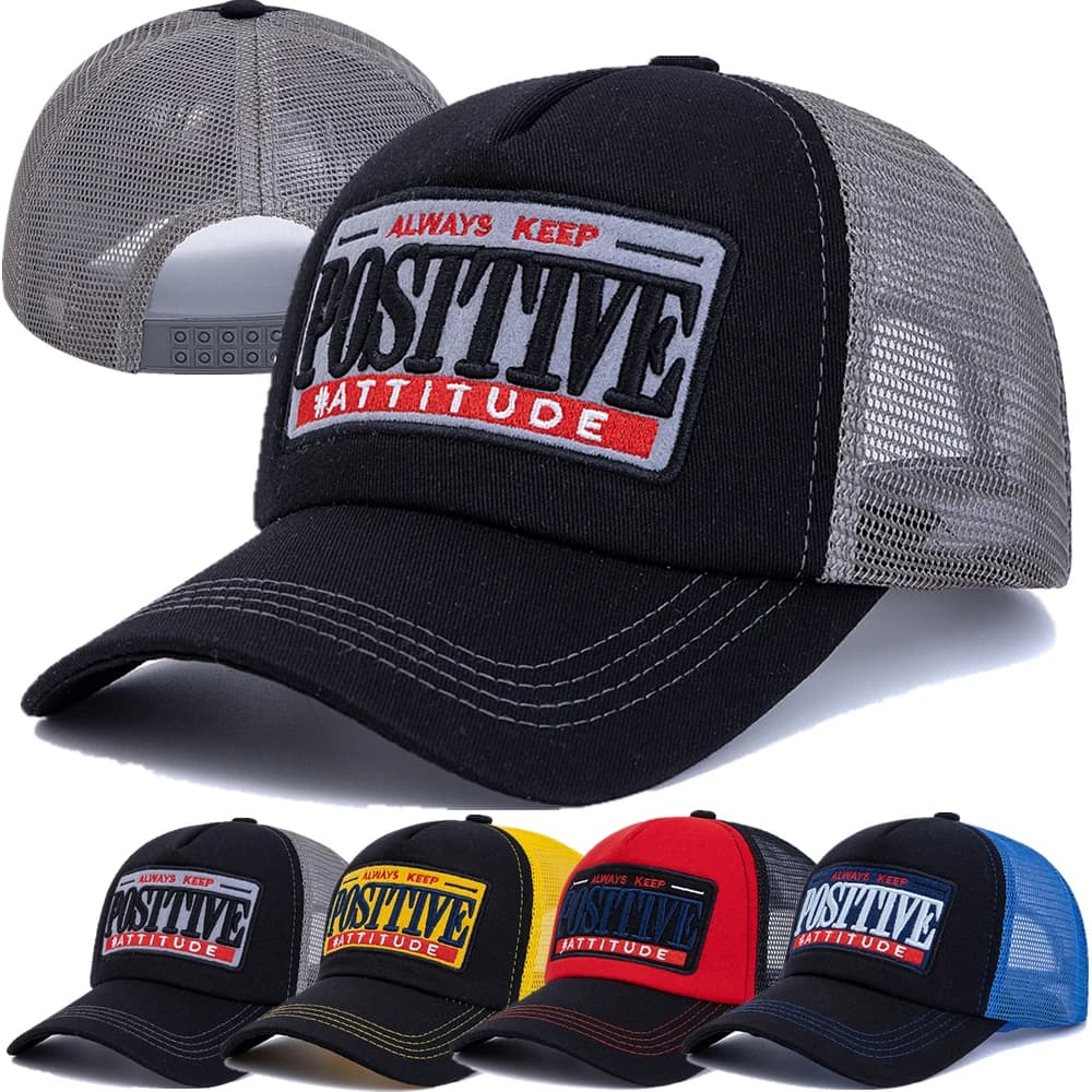 Hot Sale Unisex Baseball Cap Classic ALWAYS KEEP Letter Pattern Mesh Cap Men And Women Breathable Streetwear Summer Trucker Hat
