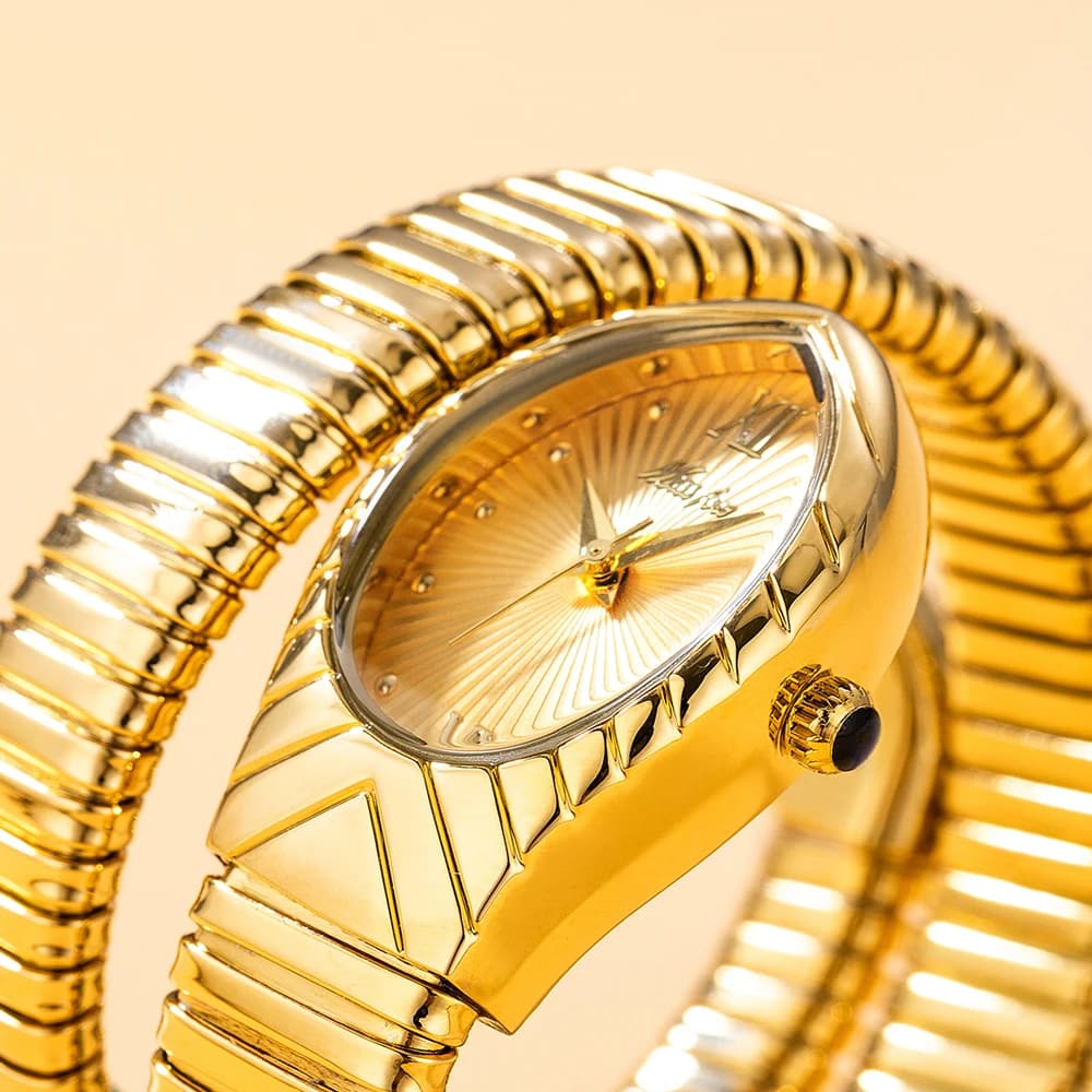 Top Brand MISSFOX Women's Watches New Quartz Snake Shape Simple Ladies Watch Fashion Unique Strap Waterproof Wristwatches - 5