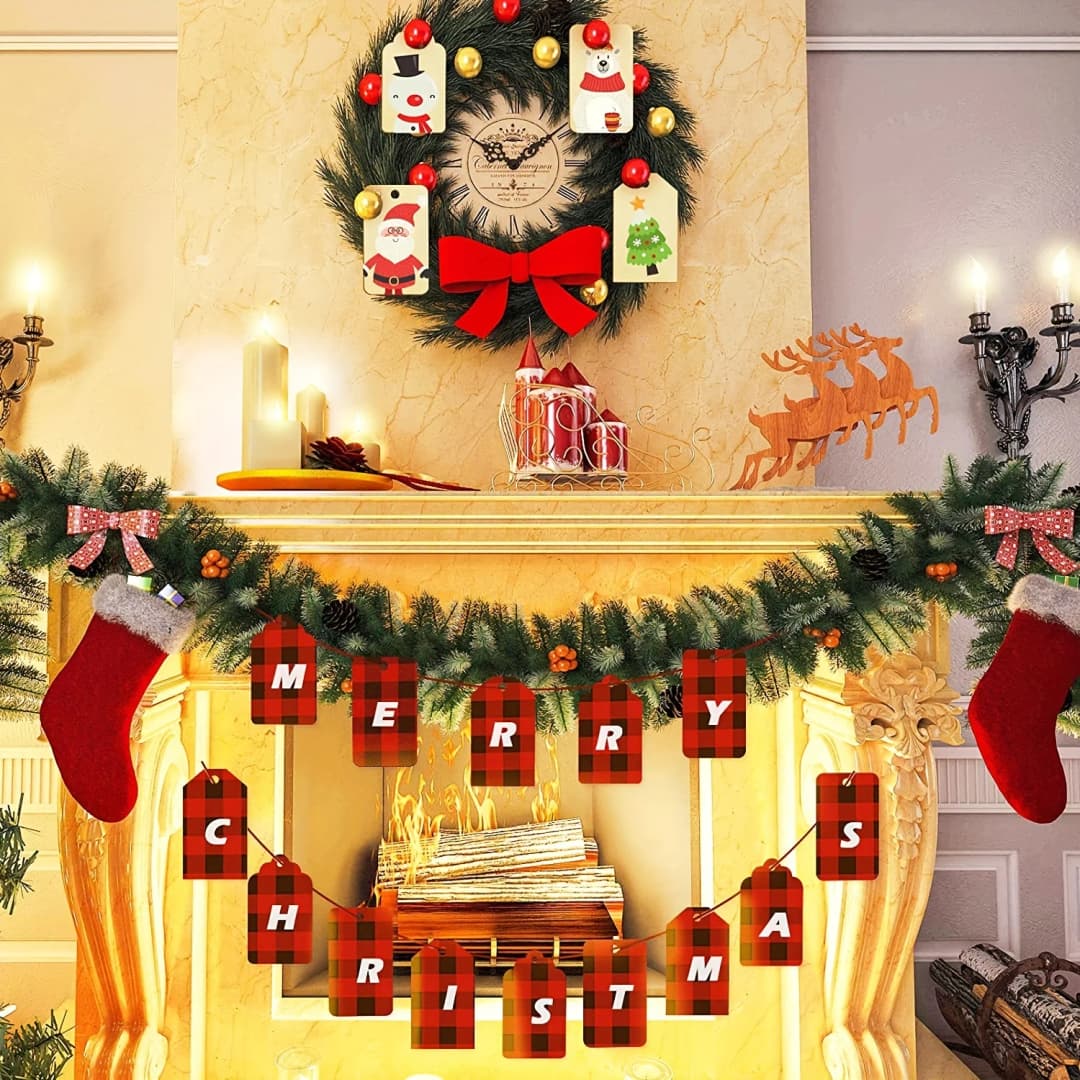 60 قطعة 1X2in علامات خشبية غير مكتملة ملصقات حرفية للمنزل لوازم حرفية ذاتية الصنع هدية زينة الزفاف - 3