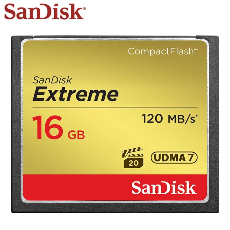 Sandisk CF120M Extreme CF Card 120MB/S Compact Flash 120MB/S 32GB 64GB 128GB Memory Card For camera - 3