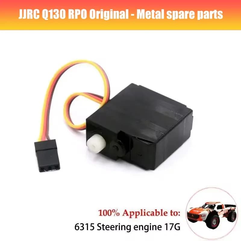قطع غيار سيارة JJRC Q130 RC - محرك وESC وServo وإطارات وترس تفاضلي وعمود إدارة وممتص صدمات وذراع صدام - إكسسوارات سيارات - 2