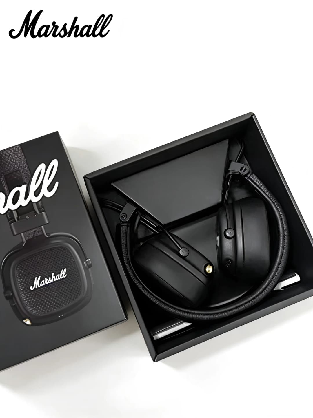 Marshall Major V 5 Bluetooth Wireless On-Ear Headphones 3D Surround Sound Deep Bass Sport Gaming Video Headset with Microphone - 4