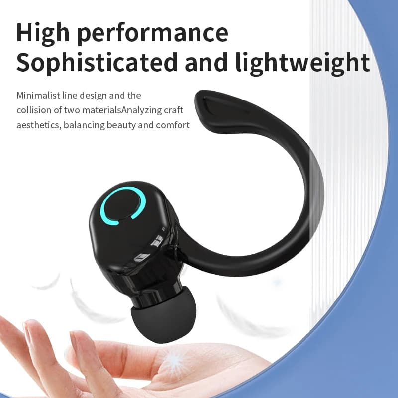 VAORLO S10 New Earphone Bluetooth Earphone Sport Business Single Ear Earphone With Good Sport Range and Noise Reduction Wearing - 4