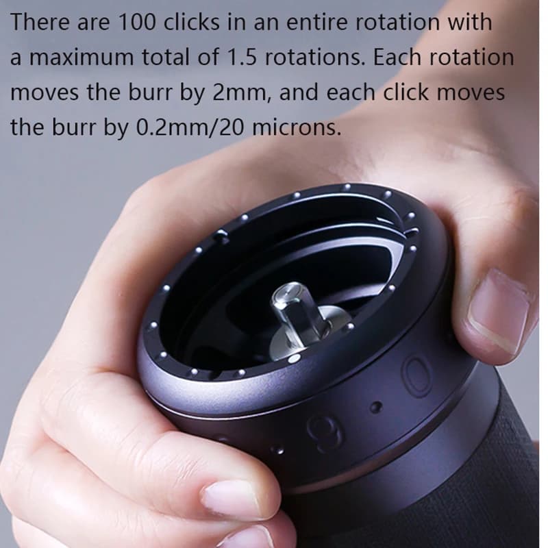 1zpresso Kultra coffee grinder Portable manual coffee mill adjustable  304stainless steel burr   special 7core burr - 4