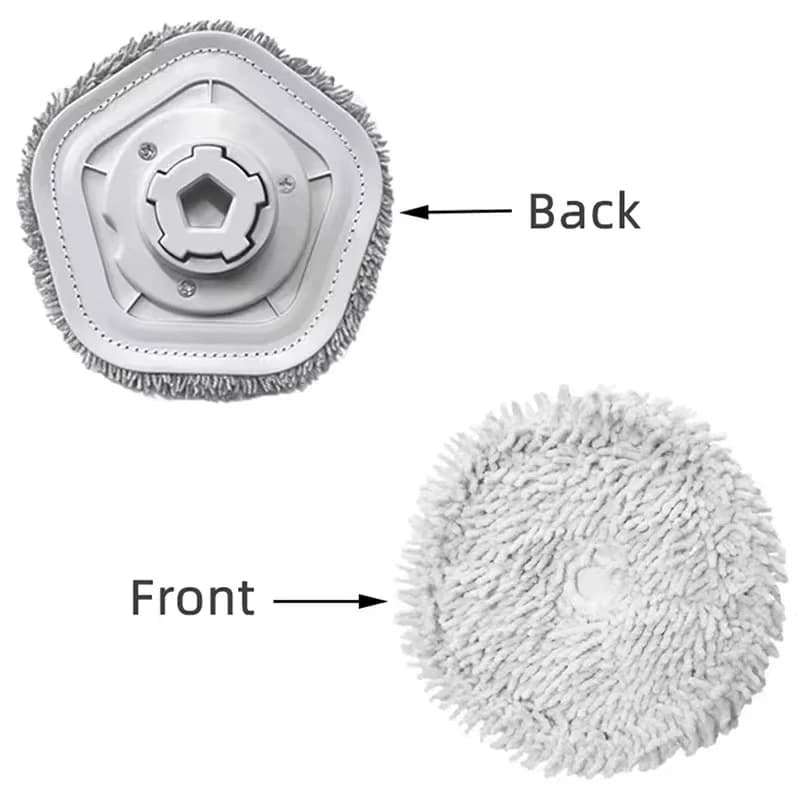 Dreame Bot W10 / W10 PRO Robot Vacuum Cleaner Accessories: HEPA Filter, Main Brush, Side Brush, Mop Cloth Pad Replacement Parts - 4