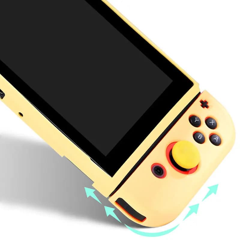 غطاء حماية ناعم من TPU لجهاز Nintendo Switch، غلاف تحكم NS JoyCon بألوان حلوى عصرية، إكسسوارات وقائية - 4