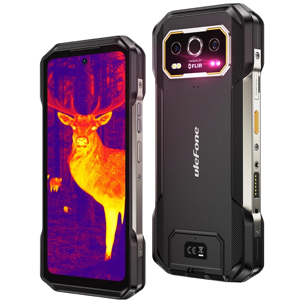 هاتف Ulefone Armor 27T Pro 5G متين ببطارية 10600 مللي أمبير ونظام أندرويد 14 وكاميرا ليلية 50 ميجابكسل + 64 ميجابكسل وشاشة 6.78 بوصة وذاكرة 24 جيجابايت + 256 جيجابايت وNFC