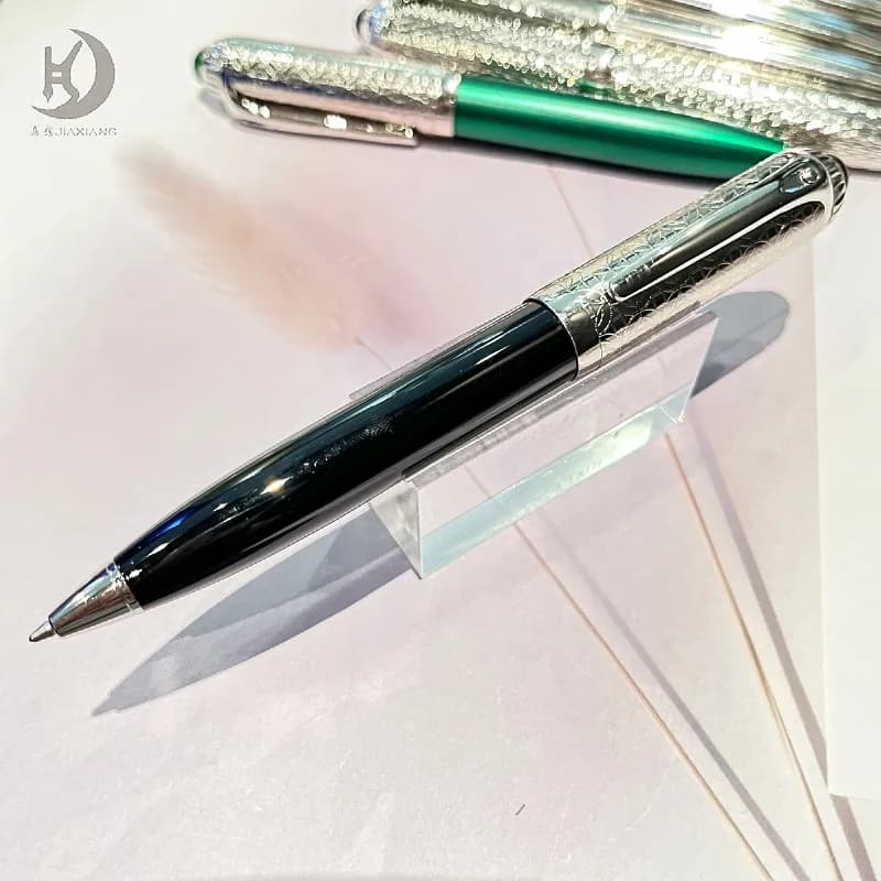 Luxury back to school gift metal twist action heavy ballpoint for jewelry watch