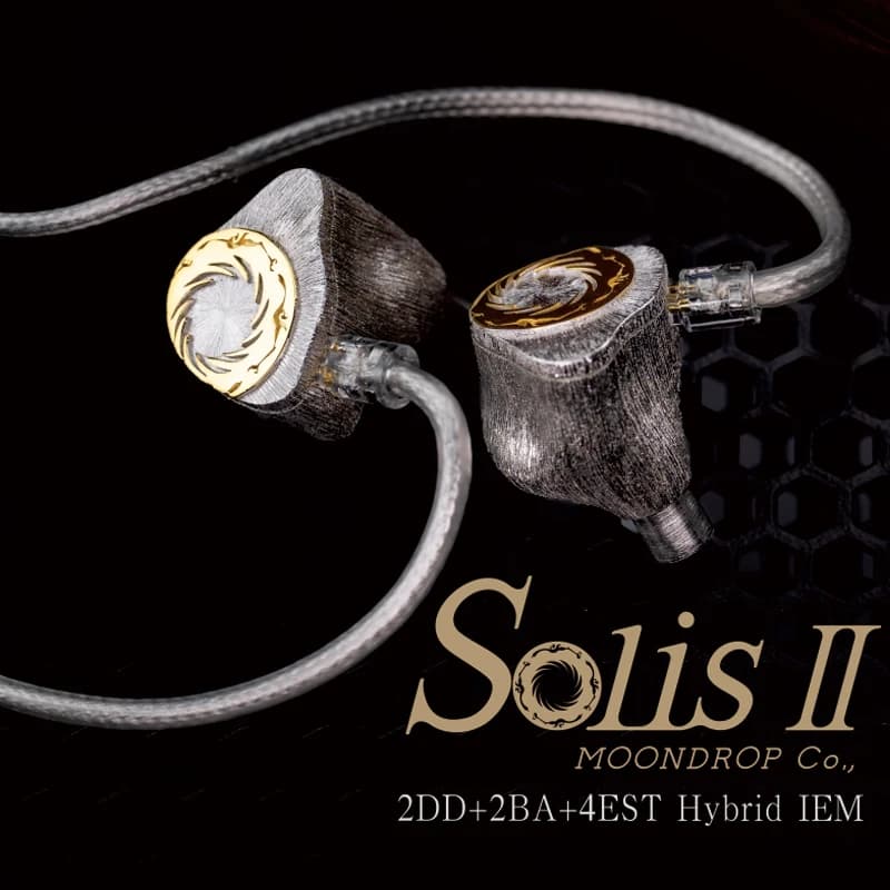 سماعة أذن هايبرد Moondrop Solis II 2DD+2BA+4EST Solis 2 يدوية الصنع بتجاويف فضية و0.78 2Pin قابلة للتبديل - 5