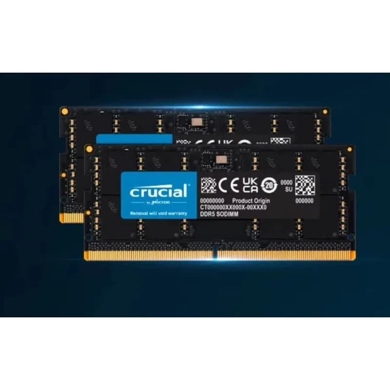 Crucial DDR5 RAM PC5 8GB 16GB 32GB 4800mhz 5600mhz laptop memory ram ddr5 module ECC error correction  262 Pin SO-DIMM - 5