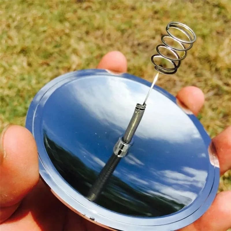 Solar Lighter Outdoor Fire Ignition Waterproof Windproof Emergency Travel Kits Portable Camping Hiking Wild Survival Tool Gear - 4