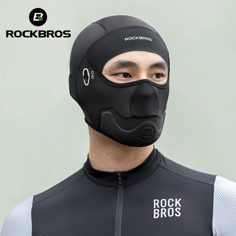 قبعة دراجات صيفية من ROCKBROS، قناع وجه بارد، حماية من الأشعة فوق البنفسجية، وشاح تنزه للدراجات، قبعة من حرير الثلج، غطاء وجه، بطانة خوذة دراجات رياضية - 4