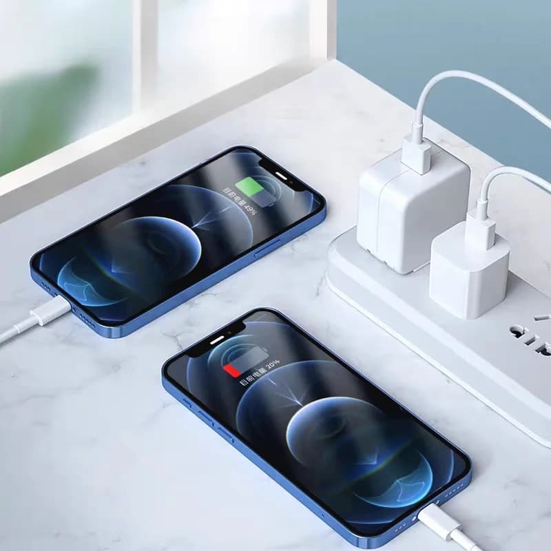 Original Quality USB Charger Cable for iPhone 14 8 7 6S Plus 13 12 Pro XS Max XR SE Fast Charging Cord Data Sync Line 1m 2m 3m - 6