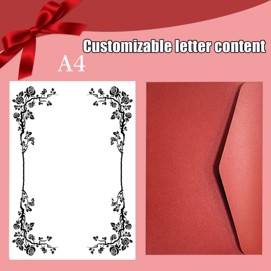 DIY Custom envelopes letter, Valentine's Day letter customization, friend blessing letters,Company documents print,Mail a letter - 5
