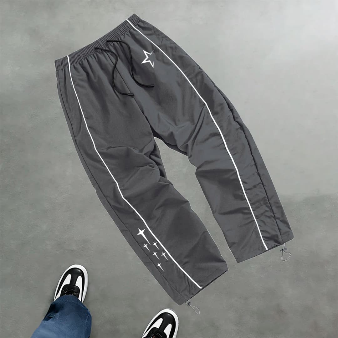 Men's Star Print Casual Sports Trouser Spring And Summer Fitness Training Trousers Suitable For Everyday Commute Trendy Outfits - 2