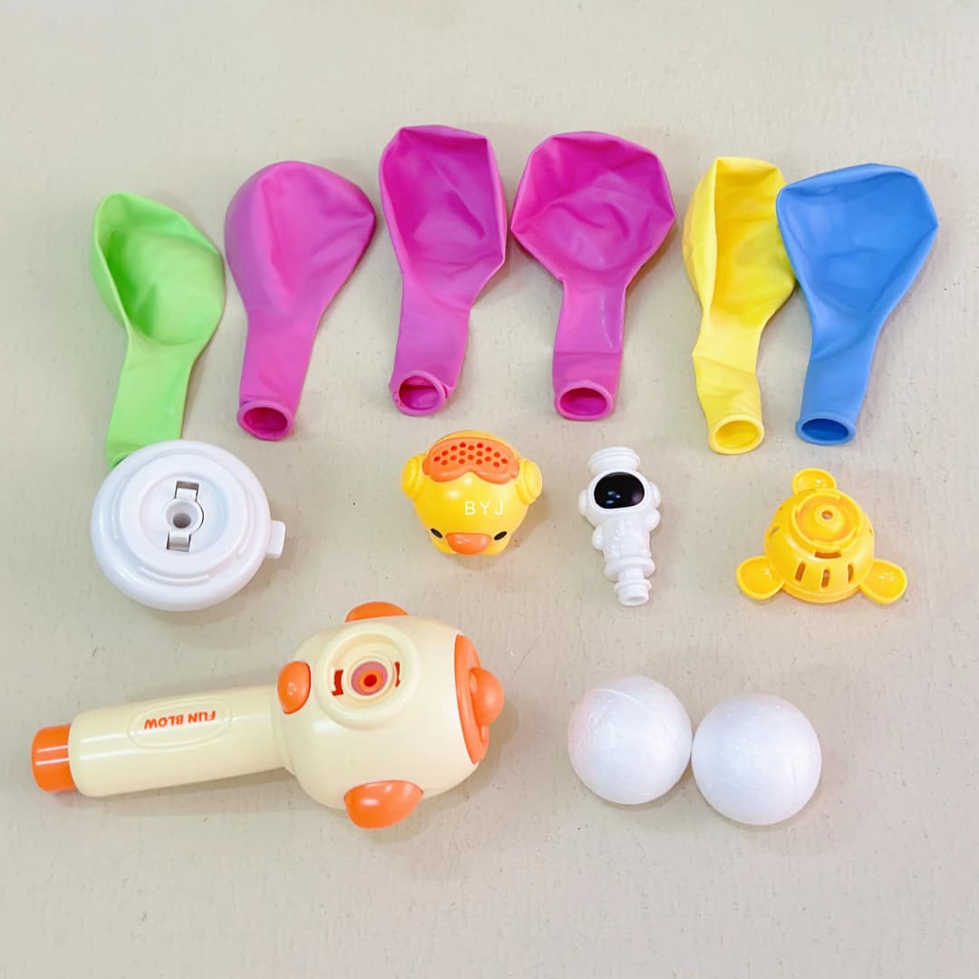 لعبة مونتيسوري للأطفال مع كرة صفير وأنبوب نفخ، لعبة حسية لتنمية المهارات الحركية الدقيقة، لعبة تعليمية ثلاثية الوظائف - 4