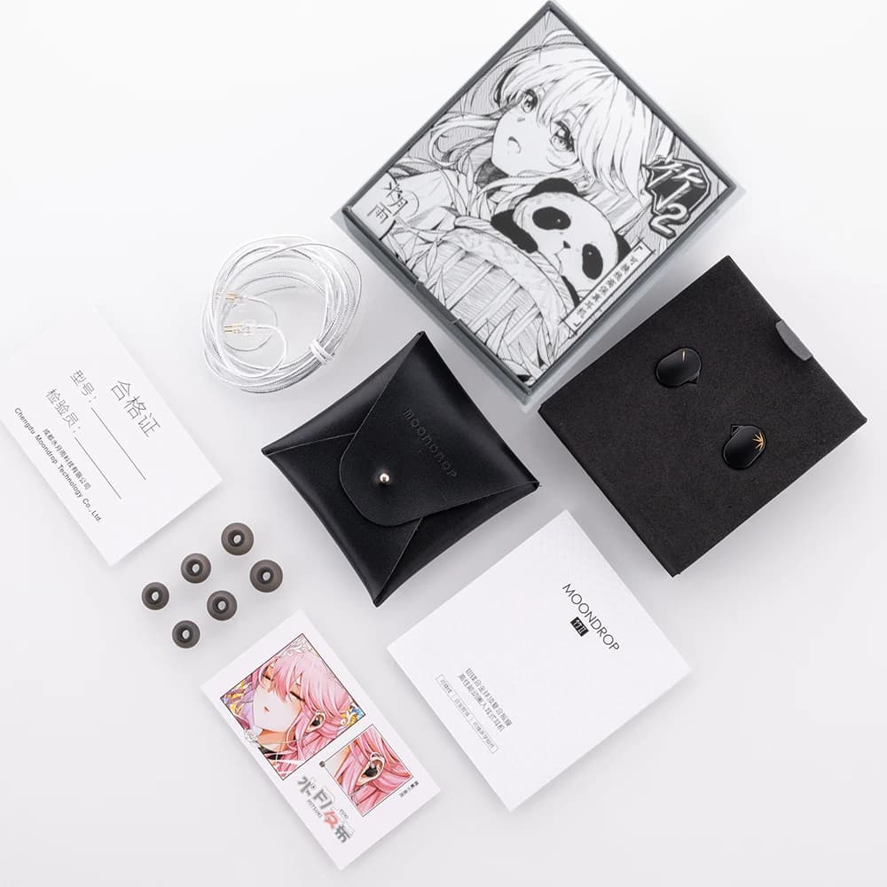 سماعة أذن داخلية Moondrop CHU II بمشغل ديناميكي، سماعة مراقبة CHU2 IEM، سماعة أذن CHU II 3.5 ملم مع كابل قابل للفصل 0.78 ملم - 6