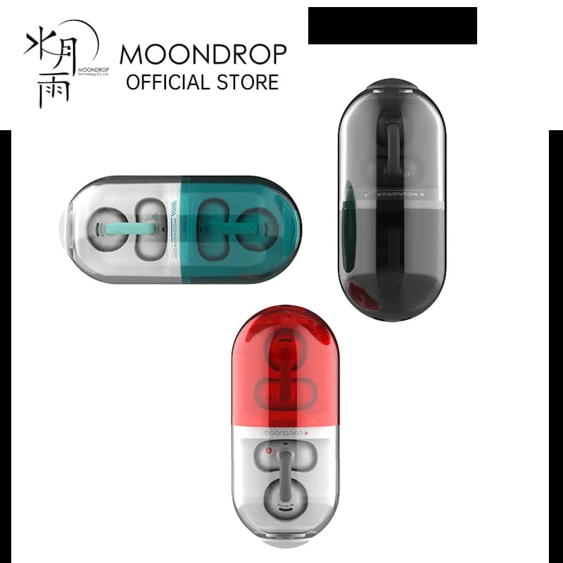سماعات أذن مفتوحة MOONDROP PILL OWS بلوتوث 6.0 سماعات أذن معلقة IPX4 مشبك أذن مفتوح سماعات لاسلكية مدمج بها ذكاء اصطناعي ENC Pill