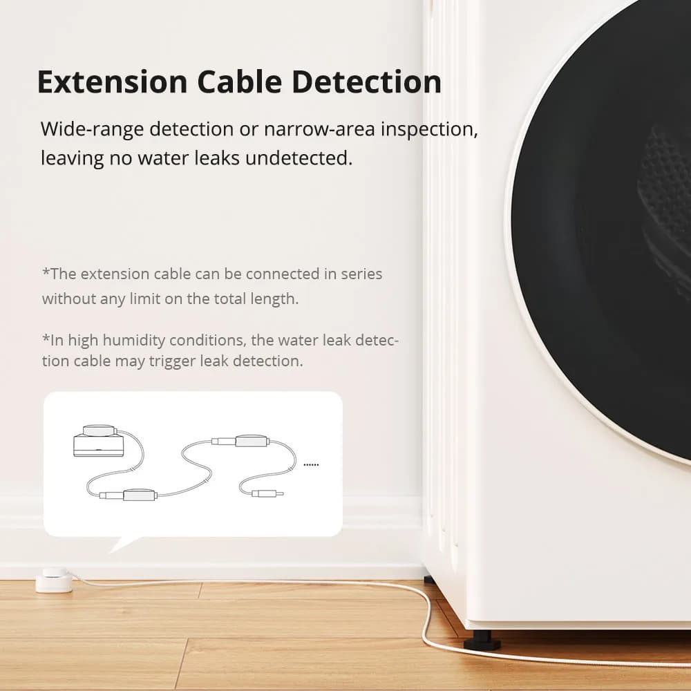 كاشف تسرب المياه SONOFF Zigbee 3.0 SNZB-05P مع كابل كشف، عمر افتراضي 5 سنوات، IP67، تحكم عن بعد عبر أليكسا وجوجل هوم - 3